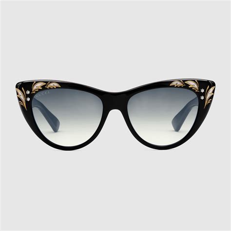 gucci cat eye frame sunglasses|designer cat eye sunglasses polarized.